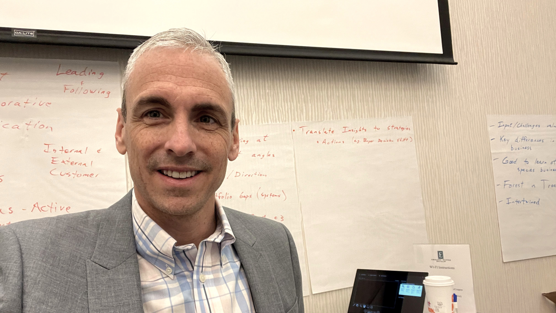 Andy Williams facilitating a workshop